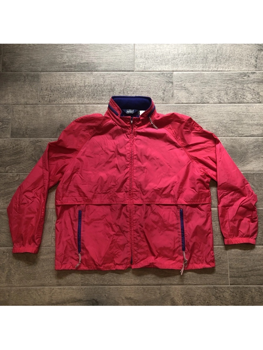 Vintage 90s Woolrich Windbreaker Nylon Jacket Zip Up Women’s Size XL